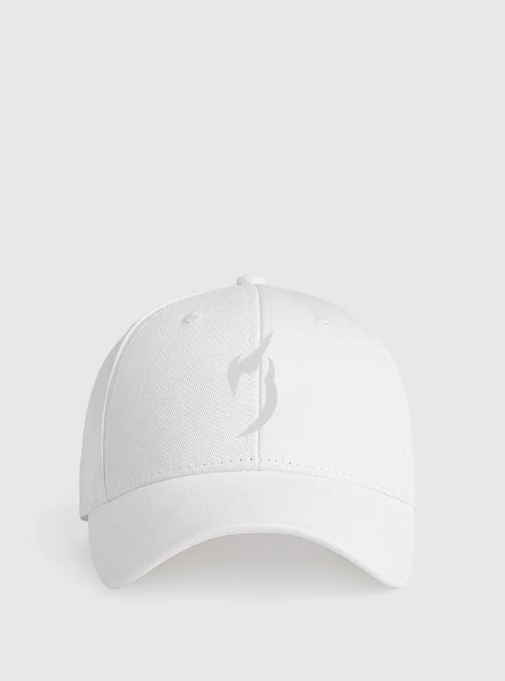 Buy Embroidered Radowl Gym Cap | Baseball Cap | Arctic White from radowl gym wear brand india.