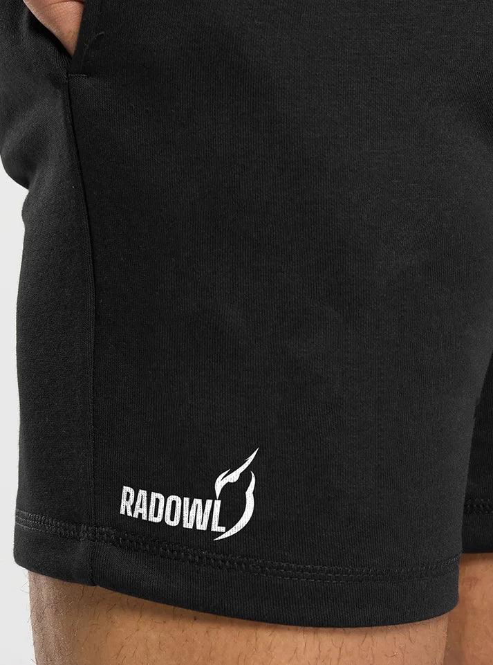 Radowl GymFlex exercise shorts for men with temperature regulation, perfect for running or gym workouts buy now from radowl gym wear brand