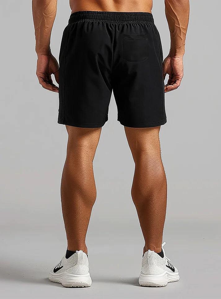 Radowl GymFlex Shorts Black for men, with quick-dry technology, perfect for exercise and sports.buy now at radowl.co.in abest gym wear brand in india
