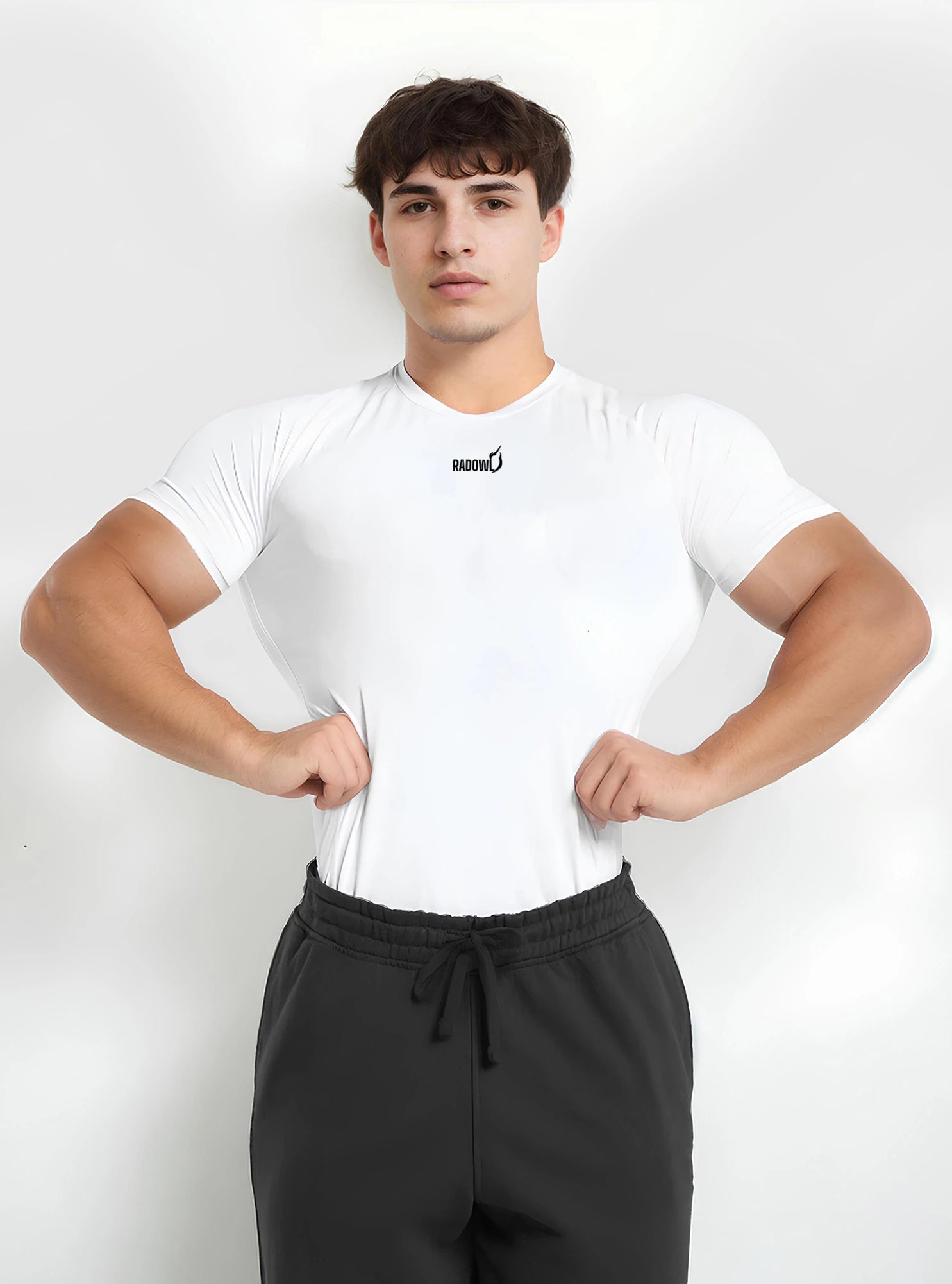 Buy Titan Flex Radowl Compression T-shirt White – Rad Owl