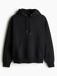 Abyss Oversized Heavy Hoodie - Midnight Black