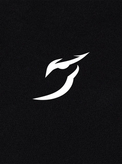 Radowl Black Emblem  gym tshirt for man– aesthetic t-shirt for men, part of the RadOwl gym clothing collection, perfect for gym outfits. Best gym wear brand