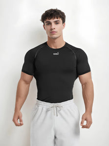 Titan Flex Radowl Compression T-shirt - Midnight Black